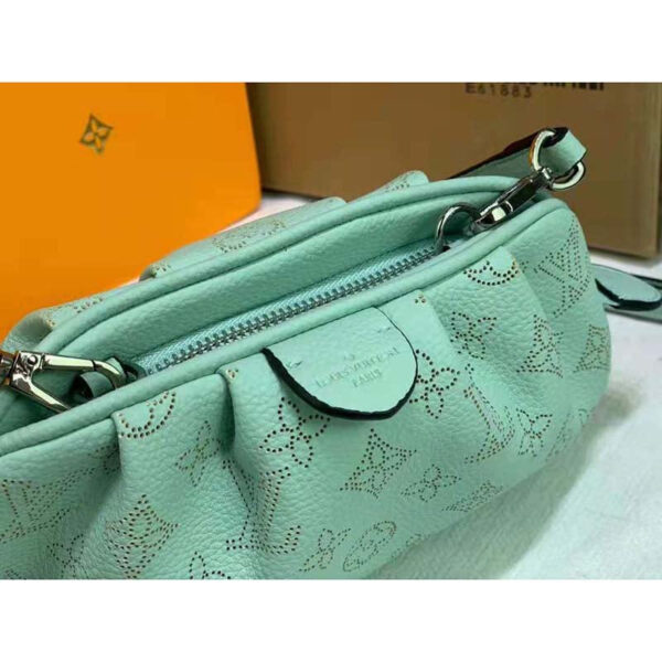 Louis Vuitton LV Women Scala Mini Pouch Green Mahina Perforated Calf Leather - Image 8