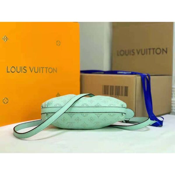 Louis Vuitton LV Women Scala Mini Pouch Green Mahina Perforated Calf Leather - Image 6