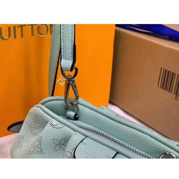 Louis Vuitton LV Women Scala Mini Pouch Green Mahina Perforated Calf Leather - Image 9