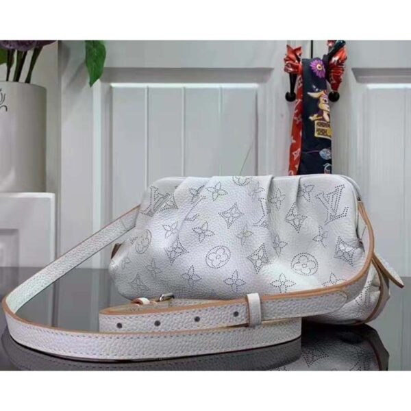 Louis Vuitton LV Women Scala Mini Pouch Gris Souris Mahina Perforated Calf Leather - Image 3