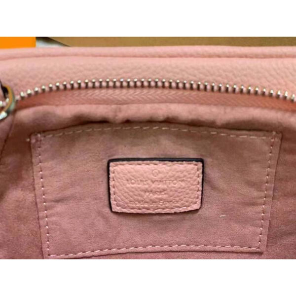 Louis Vuitton LV Women Scala Mini Pouch Magnolia Pink Mahina Perforated Calf Leather - Image 10