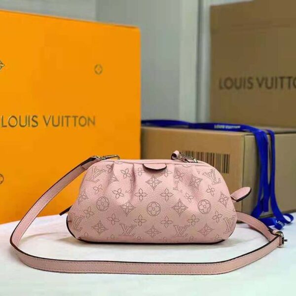 Louis Vuitton LV Women Scala Mini Pouch Magnolia Pink Mahina Perforated Calf Leather - Image 2