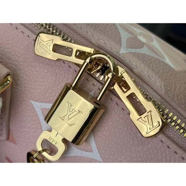 Louis Vuitton LV Women Seedy Bandoulière 20 Pink Embossed Supple Cowhide Leather - Image 9