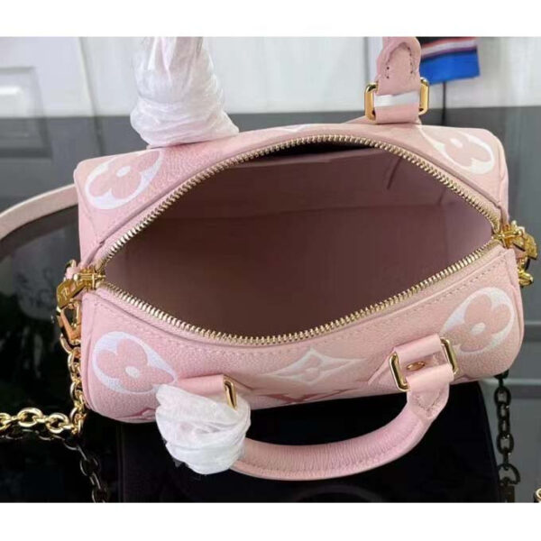 Louis Vuitton LV Women Seedy Bandoulière 20 Pink Embossed Supple Cowhide Leather - Image 6