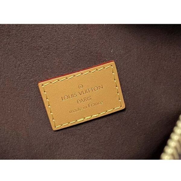 Louis Vuitton LV Women Side Trunk Monogram Coated Canvas Cowhide Leather - Image 10
