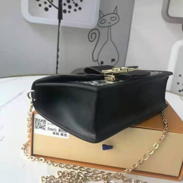 Louis Vuitton LV Women Since 1854 Dauphine Chain Wallet Monogram Flowers Cowhide-Leather - Image 4