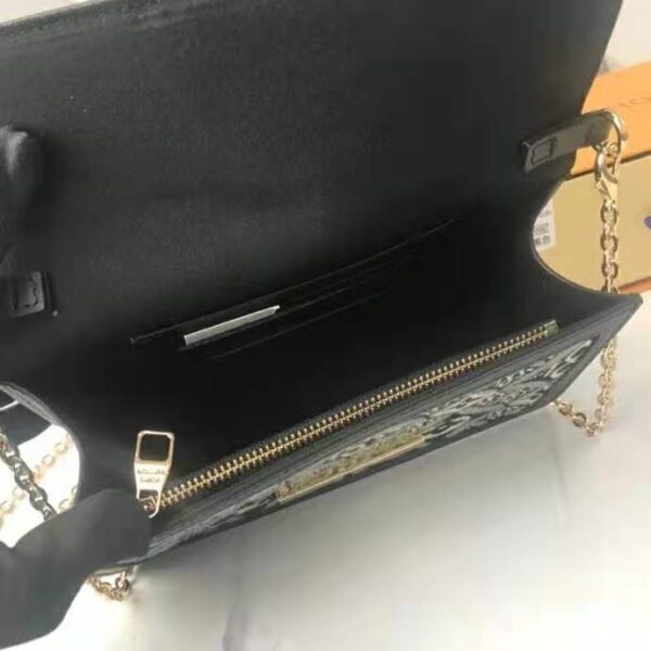 Louis Vuitton LV Women Since 1854 Dauphine Chain Wallet Monogram Flowers Cowhide-Leather - Image 7