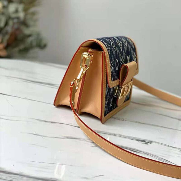 Louis Vuitton LV Women Since 1854 Dauphine MM Handbag Monogram Flowers Canvas - Image 4