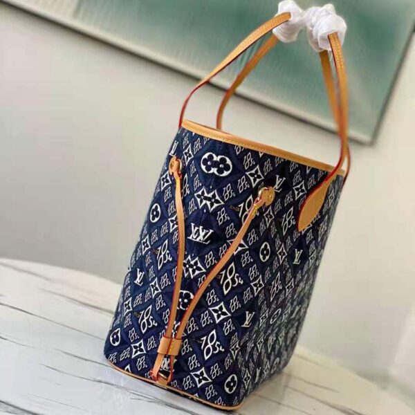 Louis Vuitton LV Women Since 1854 Neverfull MM Tote Monogram Flowers Canvas - Image 5