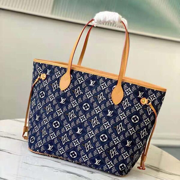 Louis Vuitton LV Women Since 1854 Neverfull MM Tote Monogram Flowers Canvas - Image 2