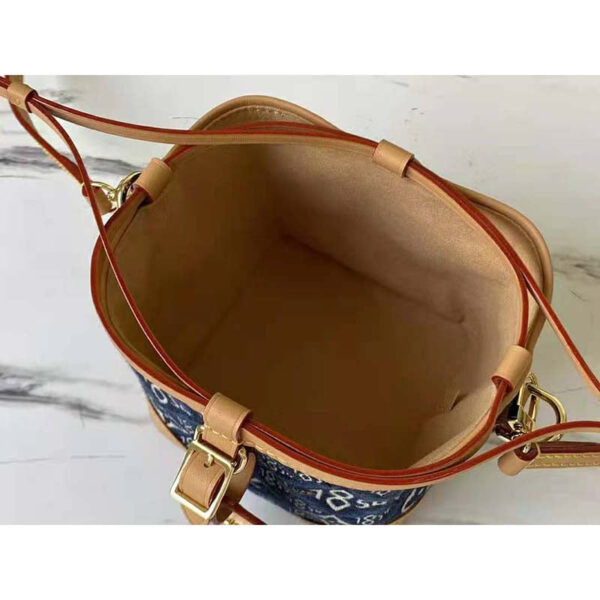Louis Vuitton LV Women Since 1854 Noé Purse Monogram Flowers Canvas - Image 6