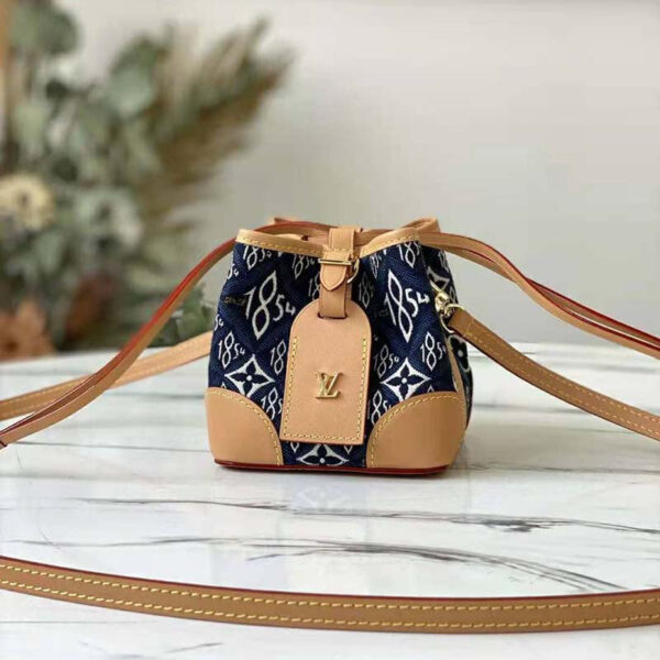 Louis Vuitton LV Women Since 1854 Noé Purse Monogram Flowers Canvas - Image 2