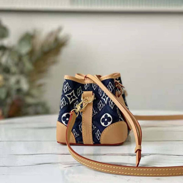Louis Vuitton LV Women Since 1854 Noé Purse Monogram Flowers Canvas - Image 4