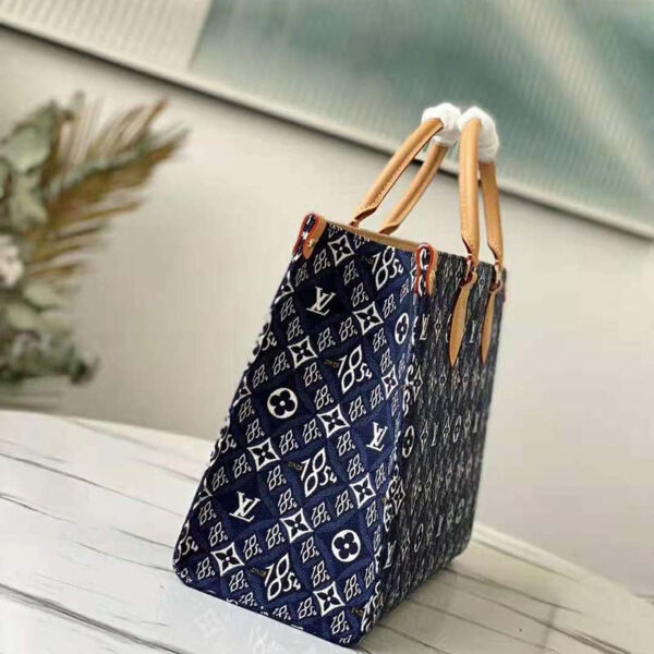 Louis Vuitton LV Women Since 1854 OnTheGo MM Tote Monogram Flowers Canvas - Image 5