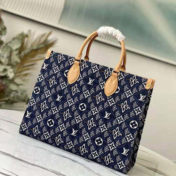 Louis Vuitton LV Women Since 1854 OnTheGo MM Tote Monogram Flowers Canvas - Image 2