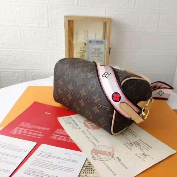 Louis Vuitton LV Women Speedy Bandoulière 20 Handbag Black Monogram Coated Canvas - Image 9