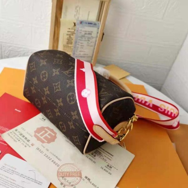 Louis Vuitton LV Women Speedy Bandoulière 20 Handbag Fuchsia Monogram Coated Canvas - Image 6