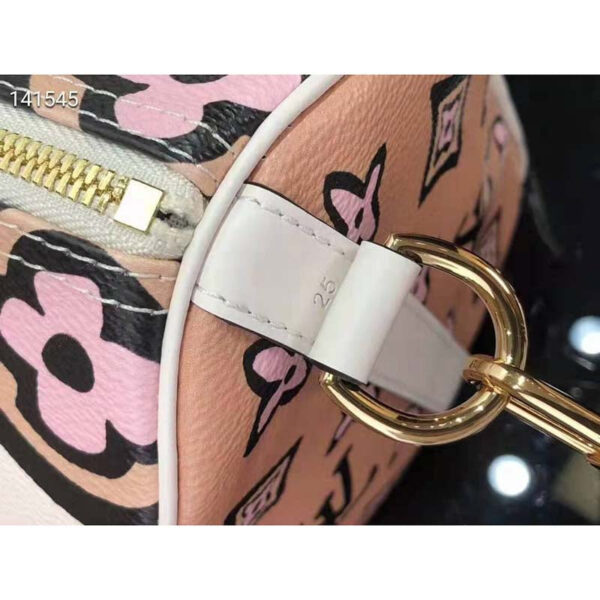 Louis Vuitton LV Women Speedy Bandoulière 25 Cream Monogram Coated Canvas Cowhide Leather - Image 6