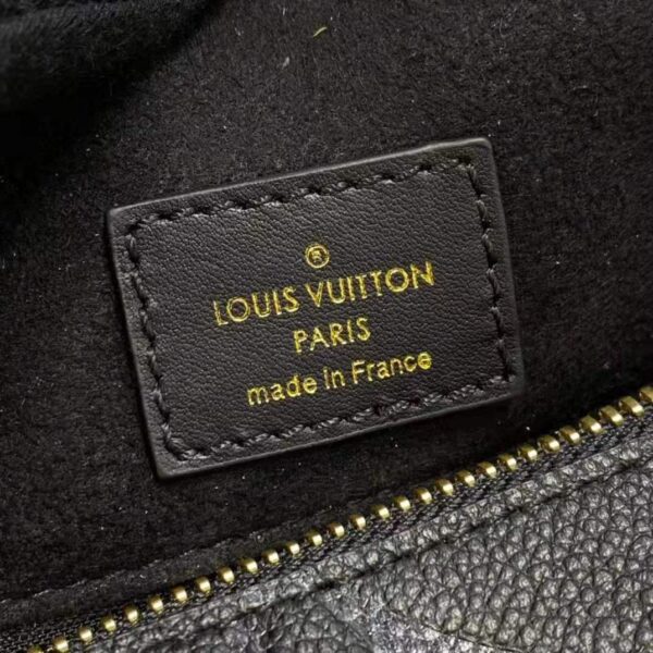 Louis Vuitton LV Women Speedy Bandoulière 25 Handbag Black Embossed Supple Grained Cowhide - Image 19