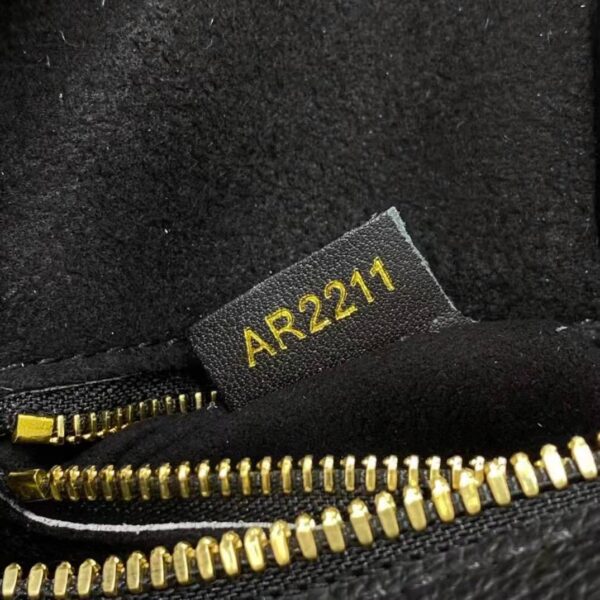 Louis Vuitton LV Women Speedy Bandoulière 25 Handbag Black Embossed Supple Grained Cowhide - Image 20