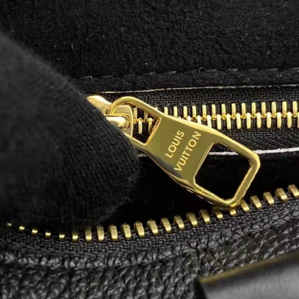 Louis Vuitton LV Women Speedy Bandoulière 25 Handbag Black Embossed Supple Grained Cowhide - Image 18