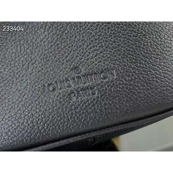 Louis Vuitton LV Women Speedy Bandoulière 25 Handbag Black Monogram Empreinte Grained Cowhide Leather Studs - Image 9