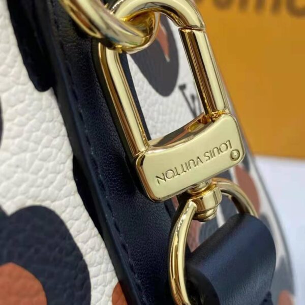 Louis Vuitton LV Women Speedy Bandoulière 25 Handbag Caramel Embossed Supple Grained Cowhide - Image 21