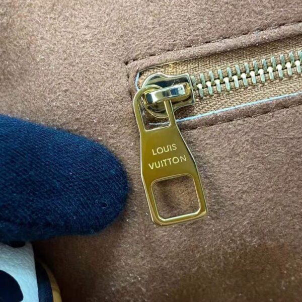 Louis Vuitton LV Women Speedy Bandoulière 25 Handbag Caramel Embossed Supple Grained Cowhide - Image 22