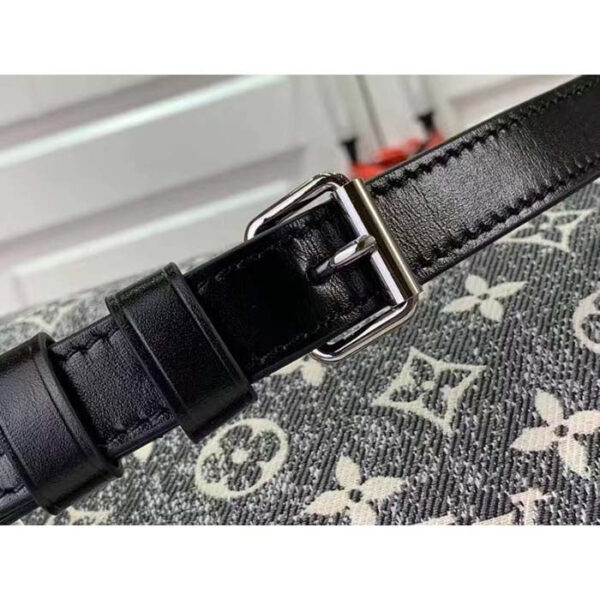 Louis Vuitton LV Women Speedy Bandoulière 25 Handbag Gray Denim Textile Jacquard - Image 10