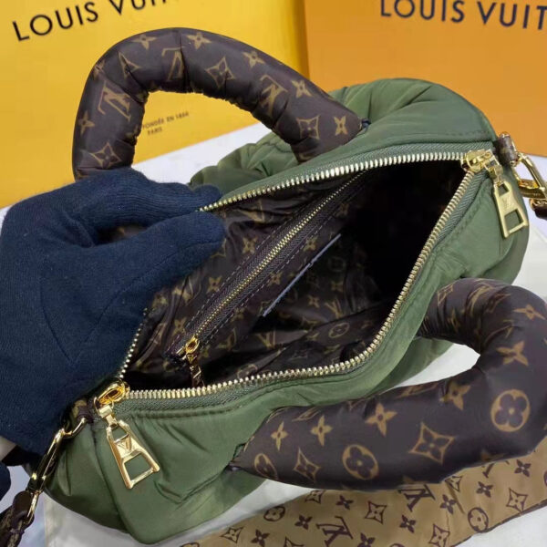Louis Vuitton LV Women Speedy Bandoulière 25 Handbag Green Econyl Mini Monogram Canvas - Image 7