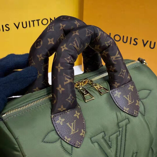 Louis Vuitton LV Women Speedy Bandoulière 25 Handbag Green Econyl Mini Monogram Canvas - Image 10