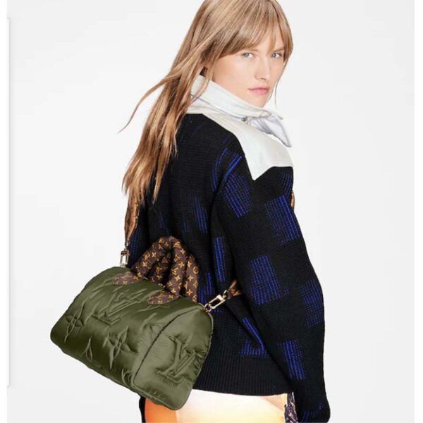 Louis Vuitton LV Women Speedy Bandoulière 25 Handbag Green Econyl Mini Monogram Canvas - Image 15