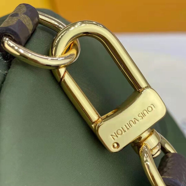 Louis Vuitton LV Women Speedy Bandoulière 25 Handbag Green Econyl Mini Monogram Canvas - Image 12