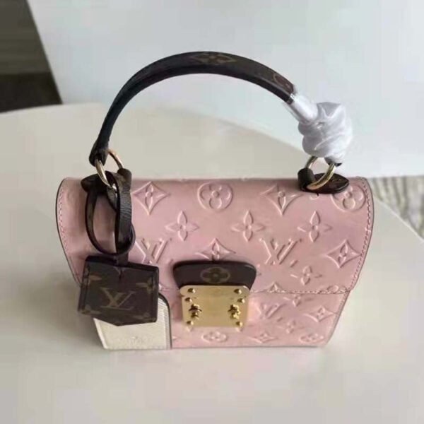 Louis Vuitton LV Women Spring Street in Monogram Canvas Vernis Patent Epi Leather - Image 4