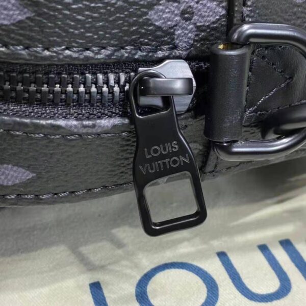 Louis Vuitton LV Women Steamer Messenger Monogram Eclipse Coated Canvas - Image 17
