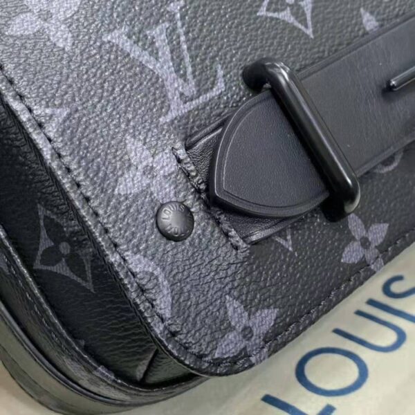 Louis Vuitton LV Women Steamer Messenger Monogram Eclipse Coated Canvas - Image 14