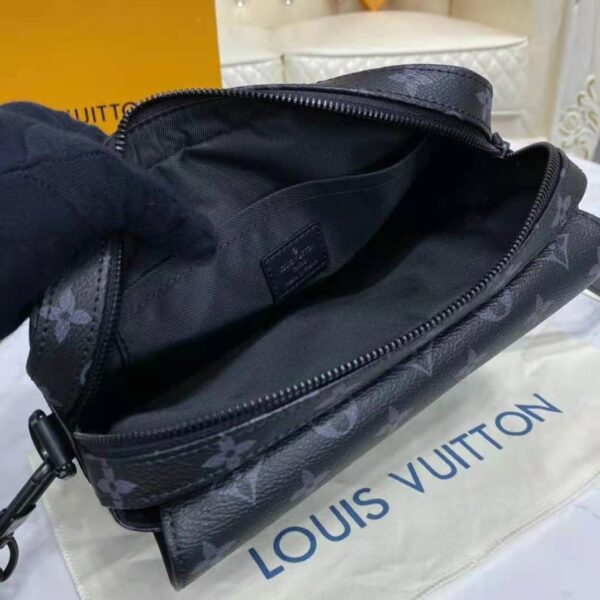 Louis Vuitton LV Women Steamer Messenger Monogram Eclipse Coated Canvas - Image 8