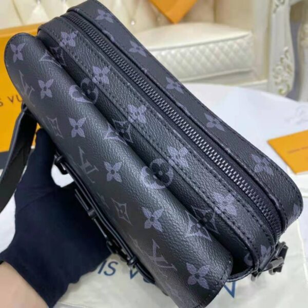 Louis Vuitton LV Women Steamer Messenger Monogram Eclipse Coated Canvas - Image 10
