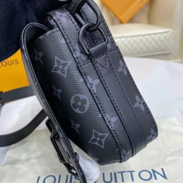 Louis Vuitton LV Women Steamer Messenger Monogram Eclipse Coated Canvas - Image 11