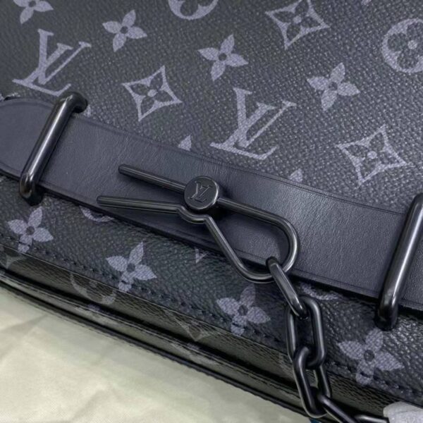 Louis Vuitton LV Women Steamer Messenger Monogram Eclipse Coated Canvas - Image 13
