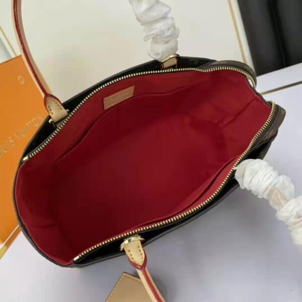 Louis Vuitton LV Women Tote Bag Monogram Coated Canvas Natural Cowhide Leather - Image 7