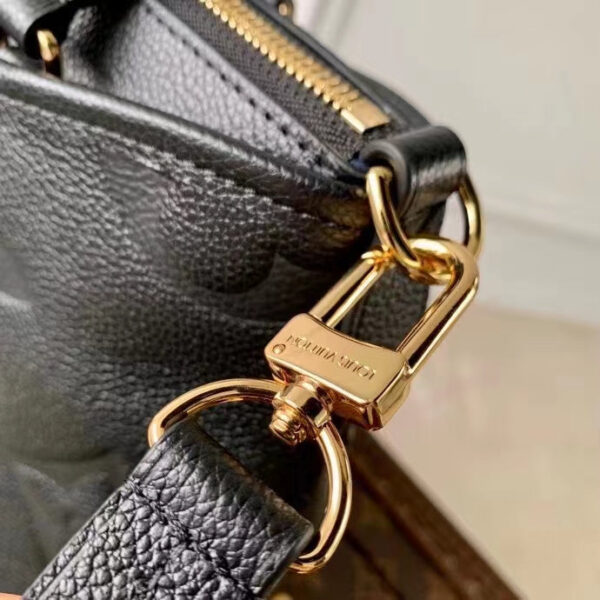 Louis Vuitton LV Women Trianon PM Bag Black Embossed Grained Cowhide Leather - Image 9