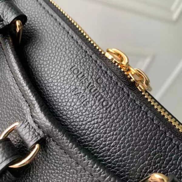 Louis Vuitton LV Women Trianon PM Bag Black Embossed Grained Cowhide Leather - Image 10