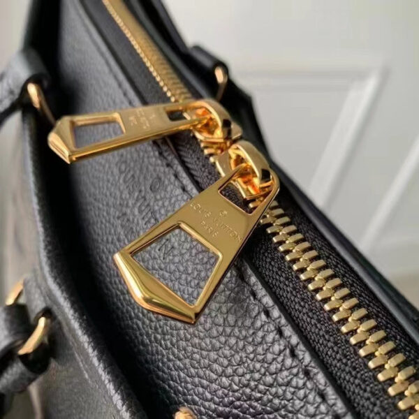 Louis Vuitton LV Women Trianon PM Bag Black Embossed Grained Cowhide Leather - Image 7
