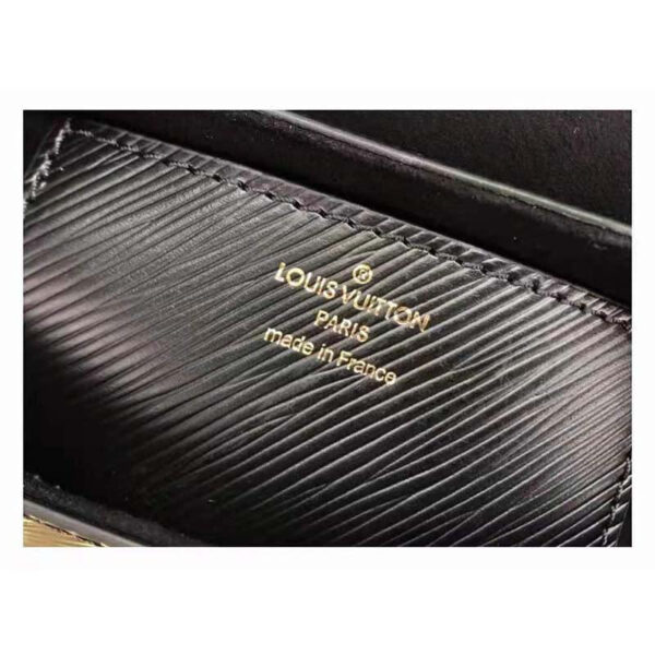 Louis Vuitton LV Women Twist MM Handbag Black Epi Grained Leather - Image 9