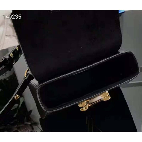 Louis Vuitton LV Women Twist MM Handbag Black Epi Grained Leather - Image 5