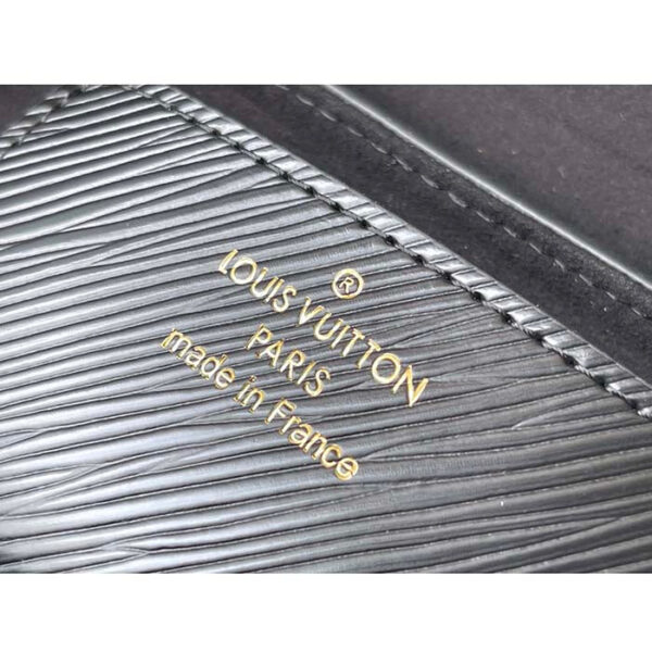 Louis Vuitton LV Women Twist MM Handbag Black Epi Grained Smooth Cowhide Leather - Image 9