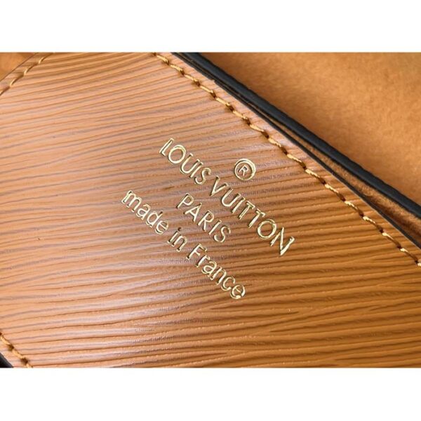Louis Vuitton LV Women Twist MM Handbag Brown Epi Grained Cowhide Leather - Image 11