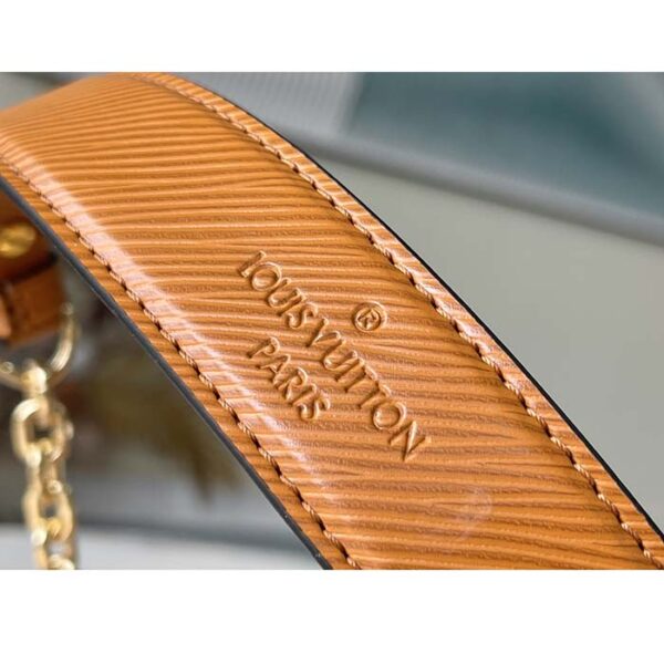 Louis Vuitton LV Women Twist MM Handbag Brown Epi Grained Cowhide Leather - Image 10