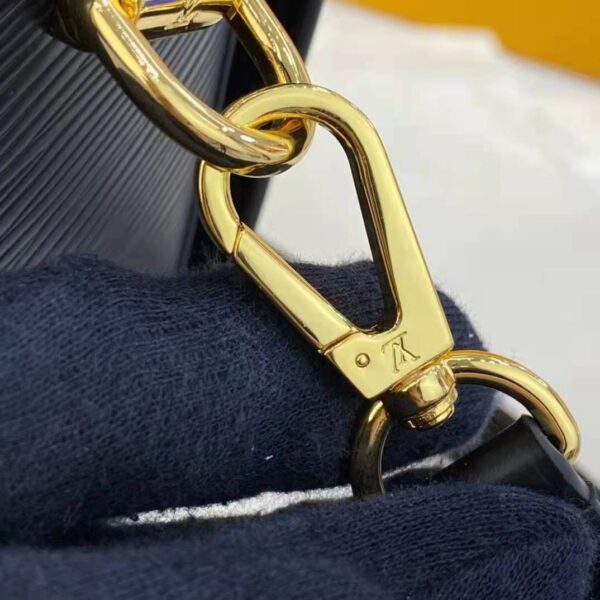 Louis Vuitton LV Women Twist MM Handbag Gold Cipango Epi Grained - Image 17